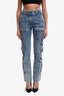 Givenchy Logo Plaque Cargo Jeans Size 26