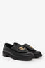 Pre-loved Chanel™ Black Quilted Leather Tab CC Turnlock Loafers Size 38.5C
