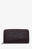Louis Vuitton Burgundy Epi Patent Leather Zippy Wallet