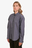 Sofie D'Hoore Grey Button-Up Shirt Size 40