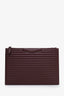 Givenchy Burgundy Quilted Pouch