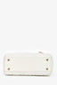 Christian Dior 2021 White Leather Mini Lady Dior