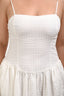 Rag & Bone White 'Pricilla' Gingham Maxi Dress Size 8