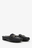Salvatore Ferragamo Black Leather Gancini Slip-On Loafer Size 6.5