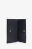 Gucci Black Leather GG Micro Guccissima Continental Wallet