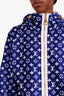 Louis Vuitton SS22 Blue/White Monogram Zip-up Jacket Size 36