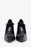 Prada Black Modellerie Leather Mary Jane Pumps 35.5