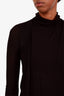 Missoni Black Wool Blend Open Cardigan Size US 2