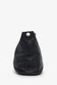 Prada Black Vitello Phenix Logo Bucket Bag