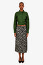 Gucci Green/Black 'Bloom Daisy' Midi Skirt Size 42