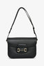Gucci Black Leather Horsebit Medium 1955 Shoulder Bag
