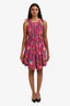 Ulla Johnson Purple Multicolour Brienne Mini Dress Size 4