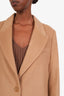 Burberry Brown Wool Cashmere Peacoat Size US 10