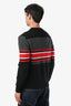 Givenchy Black/Red Wool Striped Sweater Size M Mens
