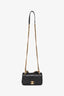 Pre-loved Chanel™ 2021 Black Quilted Lambskin Small Chain Is More Flap Bag
