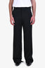 Gucci Black Wool Straight Leg Trousers Size 48