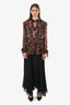 Kallmeyer Black Sheer 'Alyse' Gusset Skirt Size 2