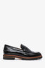 Stuart Weitzman Black Patent Leather Loafers Size 7