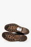 Alexander McQueen Tan Tri-Colour Leather and Suede Ankle Boots Size 41 Mens