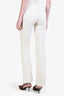 Veronica Beard Cream Denim 'Cameron' Mid-Rise Bootcut Jeans Size 25