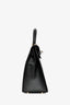 Hermès 2015 Black Epsom Leather Kelly Sellier II 28 GHW