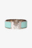 Hermès Light Blue Enamel 'Clic Clac H' GM Bracelet
