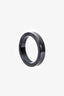 Tiffany & Co. Black Titanium 1837 Narrow Band Ring Size 4