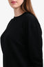 Sofie D'Hoore Black Wool Crewneck Sweater Size 42