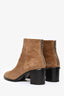Rag & Bone Brown Suede Studded Ankle Boots Size 37.5