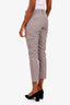 Brunello Cucinelli Brown Pinstripe Cargo Pants Size US 6