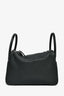 Hermès 2023 Dark Blue Swift Lindy 30 PHW with Strap