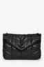 Saint Laurent Black Leather Lou Lou Small Shoulder Bag