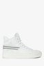 Christian Dior White Leather 'WalknDior' Star Hightops Size 9.5