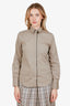Brunello Cucinelli Brown Beaded Button Down Shirt Size XS