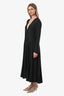 Tibi Black Silk and Nylon Pleated Dress Size 0