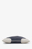 Prada Navy/White Canvas Canapa Logo Crossbody Bag