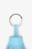 Hermès Blue Swift Leather Tassel Key Chain