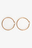 18K Yellow Gold 44mm Hoop Earrings