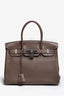 Hermès 2015 Etoupe Togo Birkin 30 SHW