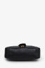 Gucci Black Leather GG Marmont Flap Shoulder Bag