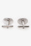 Burberry Silver Novacheck Cufflinks