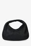 Bottega Veneta Black Leather Intrecciato Hobo Shoulder Bag