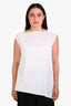 Rick Owens Off-White Cotton Blend Top Size 8 US