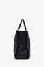 Gucci Black Leather Bamboo Large Tote Bag