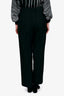 Maje Black Straight Leg Trousers Size 40