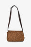 Bottega Veneta Vintage Leopard Print Pony Hair Flap Bag