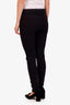 Balmain Black Gold Zipper Detail Skinny Jeans Size 40