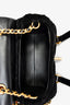 Pre-loved Chanel™ 2021+ Black Velvet Micro Bowling Bag