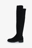 Stuart Weitzman Black Suede 5050 Knee High Boots Size 35.5