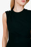 T by Alexander Wang Black Ruched Sleeveless Mini Dress Size S